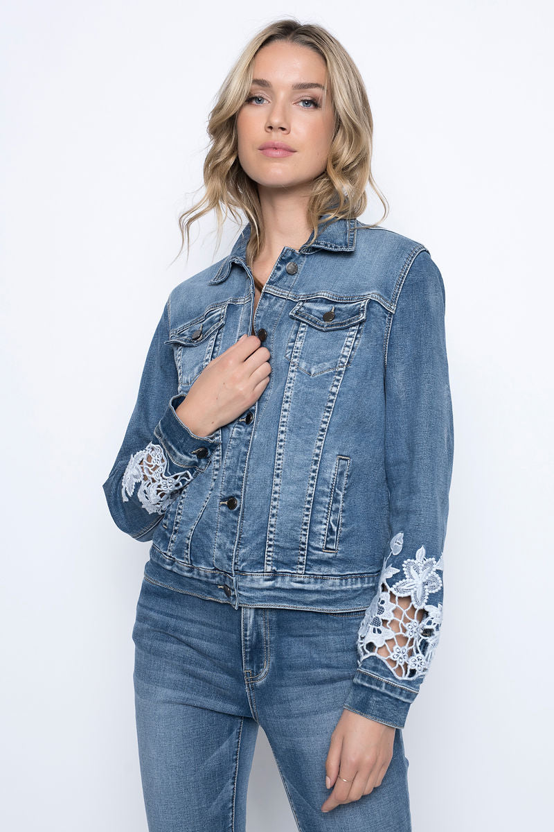 CUT OUT OVER DENIM ジャケット SLY CUT OUT OVER DENIM ジャケット Multi_1 -ファッション通販