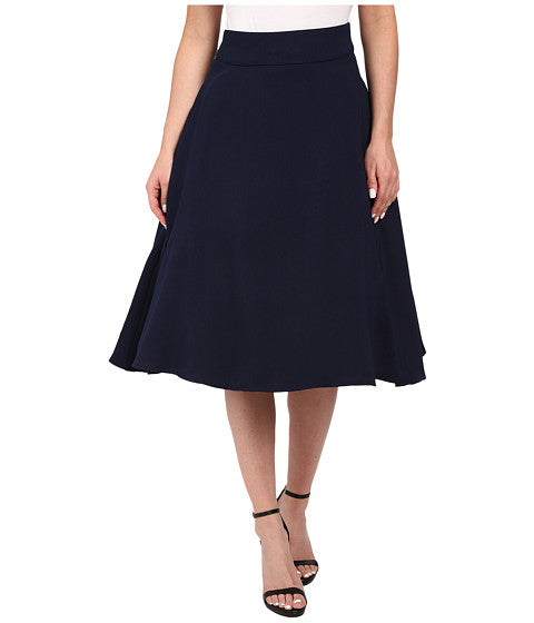 NAVY/ PLAIN PLEATED PANEL SKIRT – cassiopeiacanada