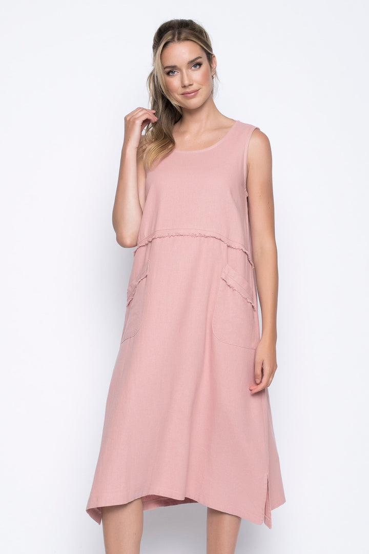 Sleeveless Maxi Dress With Pockets Cassiopeiacanada 0193